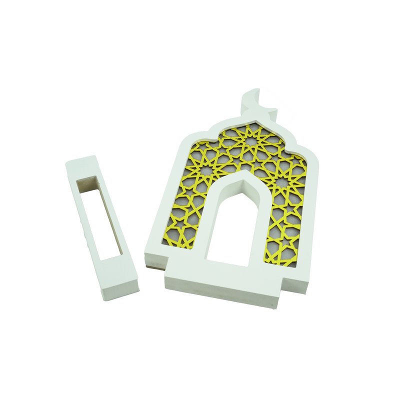 White Large Masjid Arch LED Stand (757-73)