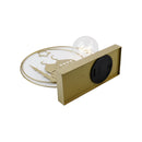 Brushed Gold Masjids Circle Star Tablescape LED Bulb Tablescape (15942)