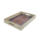 Persian Pattern Print Wooden Eid/Ramadan Food Serving Tray (2020-6AB)
