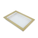 Clear Acrylic Tray with GOLD Frame (2312-1)