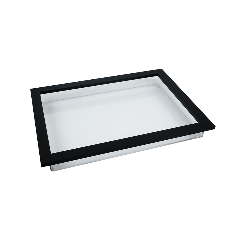 Clear Acrylic Tray with Black Frame (2312-3)