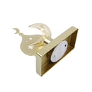 Brushed Gold Minaret Table Stand With Crescent Shape LED Light (23648-2)