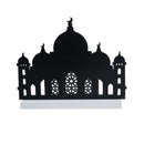 Grey/Black/white  Wooden Mosque Table Centre Decoration (2113-6)