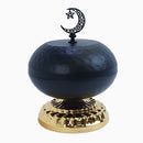 Set Of 3 Black Metal Minaret Style Bowls (1363)