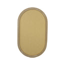 Set of 2 Luxurious Gold Wooden Oval Serving Trays (2408205)