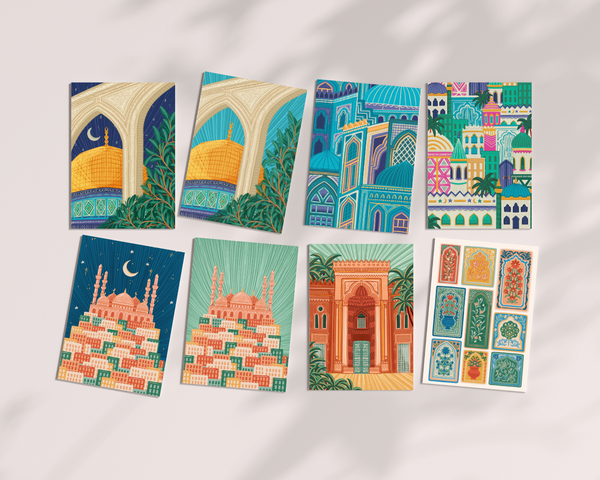 Masjids Inspired Charity Eid Cards