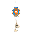 Orange & Blue Wooden Lantern Hanging Decorations