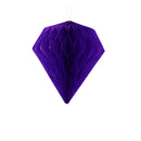 Purple Diamond Paper Honeycomb Hanging Decorations