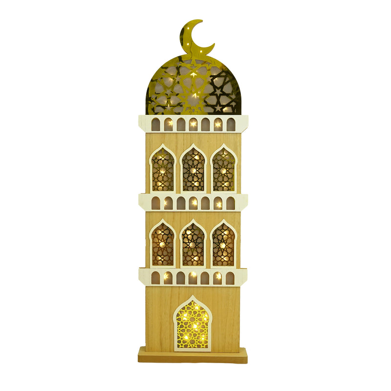 Giant Minaret Natural LED Light Geometric Stand