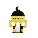 Candle with Mosque Stand Mirrored (757-57)