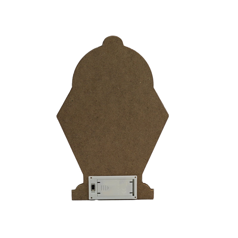 White MEDIUM Solid Wood Lantern Light Stand (757-89)