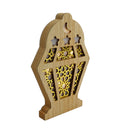 Natural MEDIUM Solid Wood Lantern Light Stand (757-90)