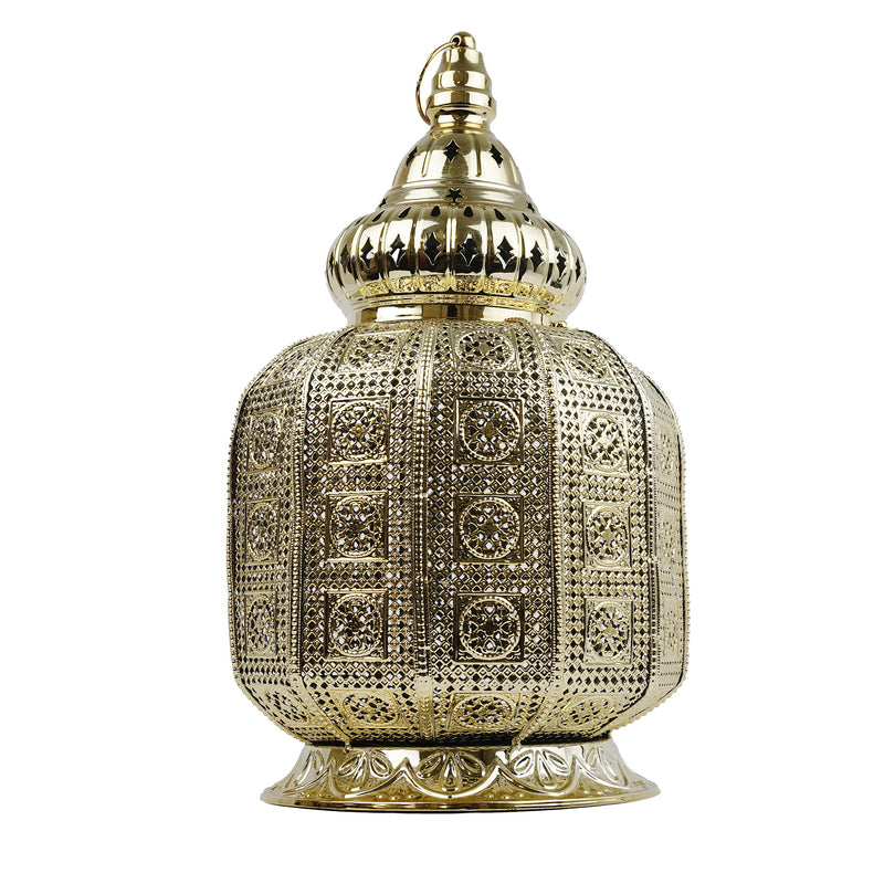 XXL Gold Round Minaret Style Lantern (JK23009)