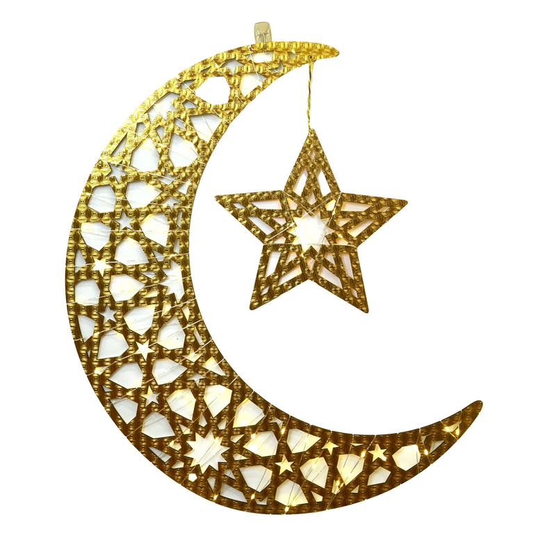 Crescent moon fairy lights 2025