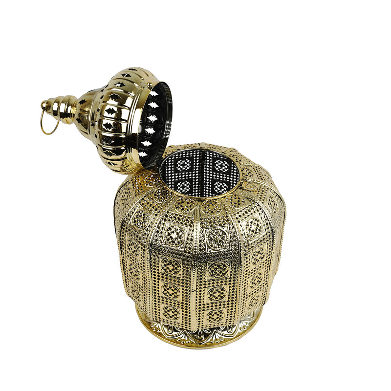 XXL Gold Round Minaret Style Lantern (JK23009)