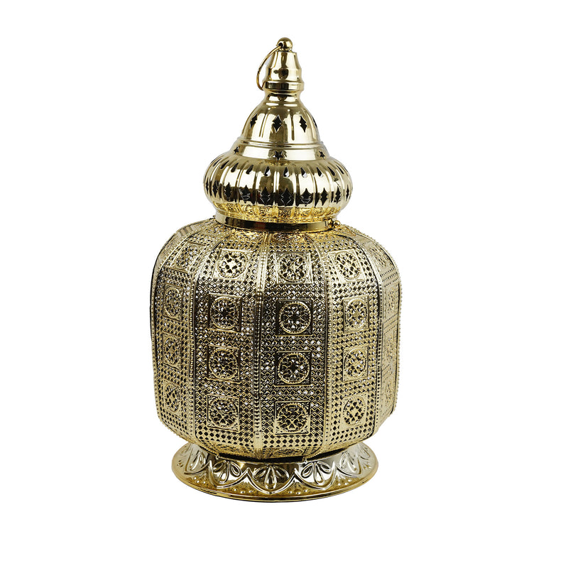 XXL Gold Round Minaret Style Lantern (JK23009)