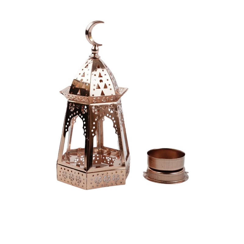 3 x Mini Triangle Minaret Tealight Lantern- Choose Colour (2693D)