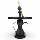 Black Decorative Serving Tray On Jug Stand (24345-1)