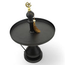 Black Decorative Serving Tray On Jug Stand (24345-1)