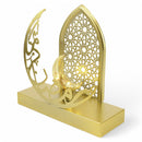 Arabic Crescent Moon With Masjid Arch Decorative LED Light (24652-5)