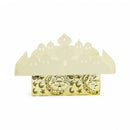 Gold & Ivory Mosque Silhouette Decorative Tray with Lid (24801-2)