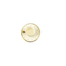 Set of 6 Golden Dotted Elegance Design Cups & Saucers Set (HS-19008-2)