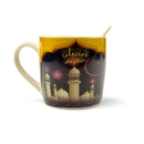 Kids Cartoon Style Ceramic Mug & Spoon Set (Design Sent At Random)