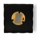 Decorative Mosque-Inspired BLACK LED Lantern with White Dome (24783-4)