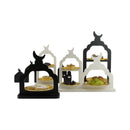 Crescent Arch Stand With Small Tray for Ramadan & Eid (2408245-1)