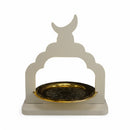 Crescent Arch Stand With Small Tray for Ramadan & Eid (2408245-1)