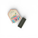 Minaret Shape رمضان كريم With Colourful Mosques Table Centre Decoration  For Eid & Ramadan