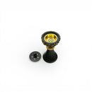 Black & Gold Arabic Bakhoor Burner with Calligraphy Design