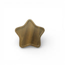 Set of 2 Dark Wood Crescent Star Trays For Ramadan & Eid