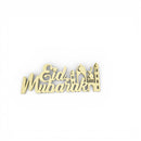 Gold Wooden "Eid Mubarak" & Mosque Decoration / Table Centrepiece