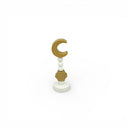 Wooden Crescent Moon Home / Table Decoration