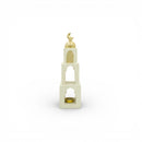 Decorative Clay Mosque Tower Stand For Ramadan & Eid