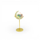 Crescent Moon With Pastel Mosques Table Centrepiece For Ramadan & Eid