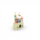 Pastel Decorative Clay Mosque Stand For Ramadan & Eid