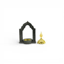 Black Minaret Decorative Bakhoor Holder
