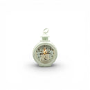 Round Matt White Lantern With Tealight For Ramadan & Eid
