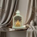 Matt White Lantern With Tea Light رمضان كريم For Ramadan & Eid