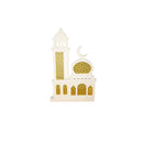 Giant Mosque Minaret White LED Light Geometric Stand