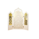 Giant white 3-Panel Mosque Decorative Prop - Available in 3 Sizes