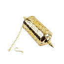 Shiny Gold Hanging Crescent Star Lantern Metal Chain LED Lantern (G612)