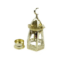 3 x Mini Triangle Minaret Tealight Lantern- Choose Colour (2693D)