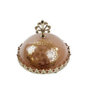 Gold Mocha Round Dome Lid Serving Dish (JC004)