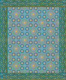 Turkish Ottoman Bursa Inspiration Hessian Table Runner