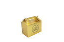 Gold & Clear Eid Saeed عيد سعيد Favour Party Boxes Pack of 12(10444-7)