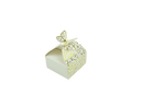 White with Gold Arabic Calligraphy Favour Gift Box with Butterfly Closing Pack of 12