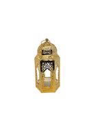 Set of 2 Golden LED Lantern Hexagonal Masjid Arch Cutout Design